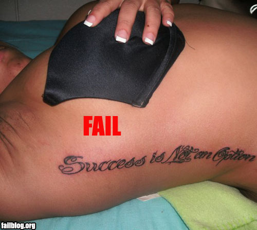 fail owned side tattoo fail